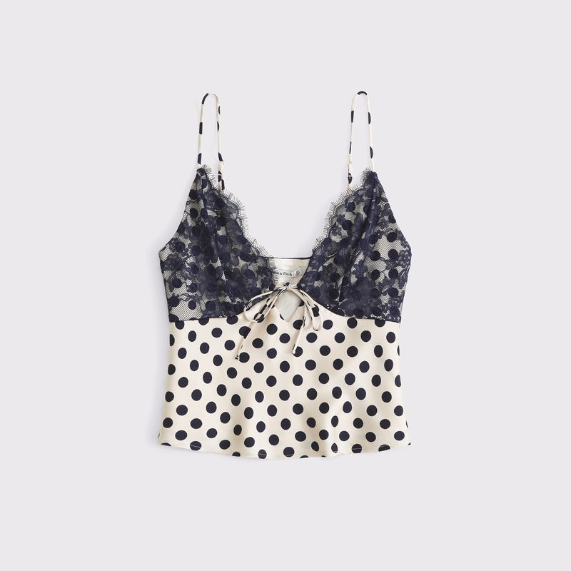 Harriet – Elegant Lace Camisole with Spaghetti Straps
