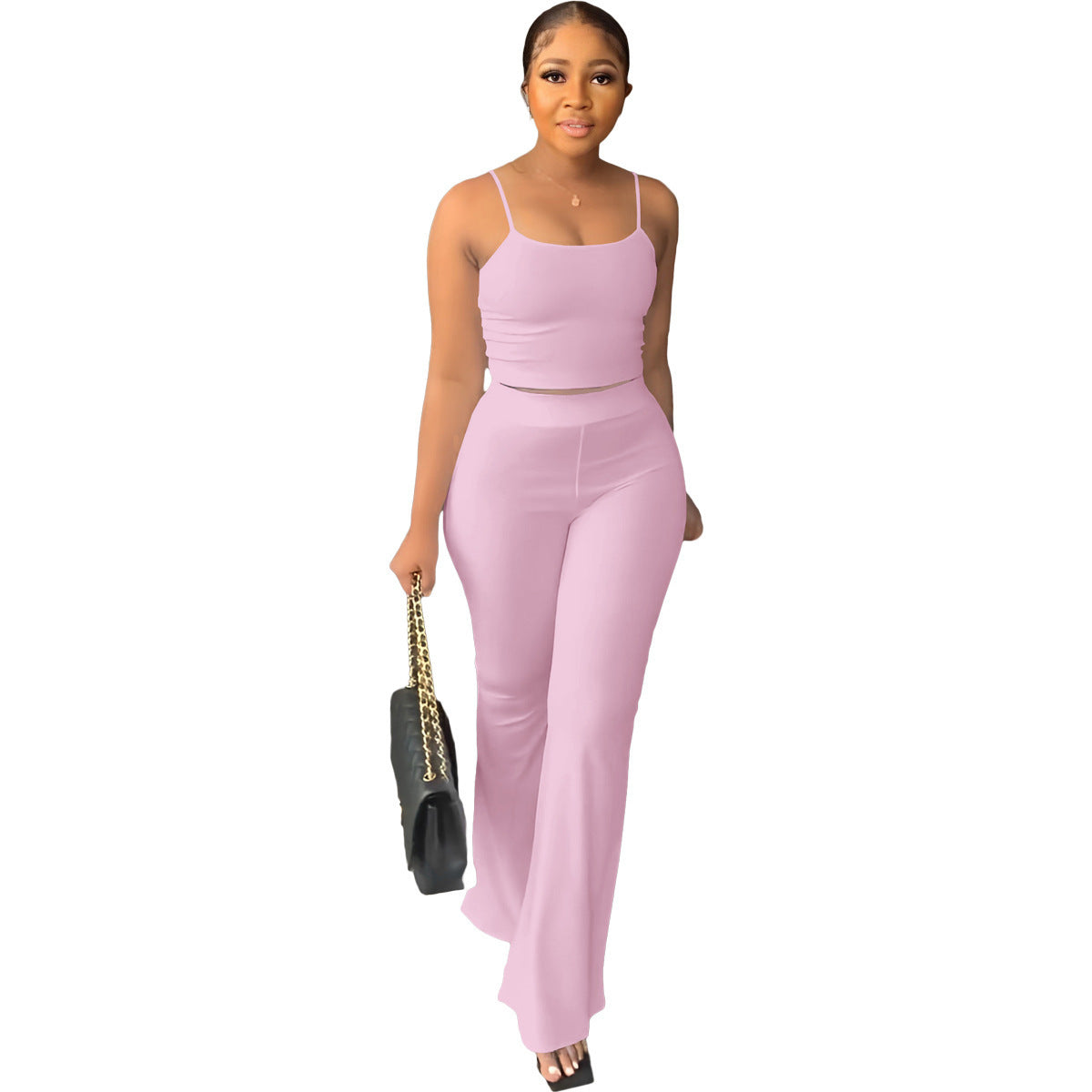 Kate – Women's Solid Color Bell-bottom Pants Fashion Suit