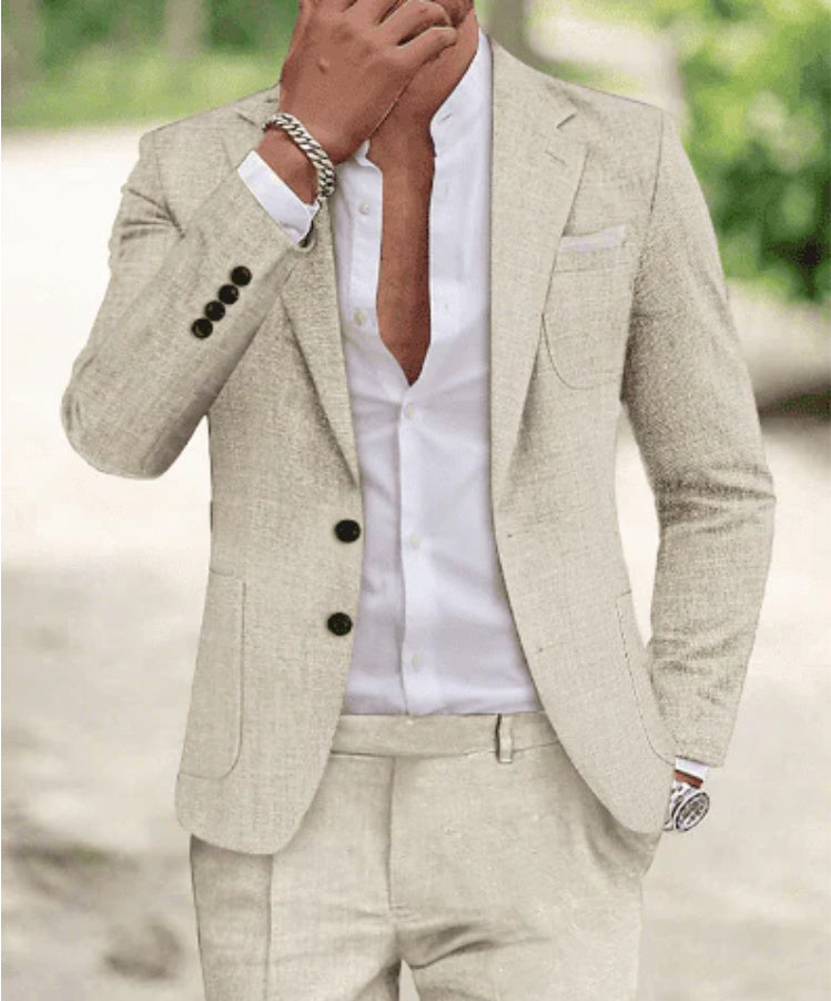 Shane – Large Pocket Suit Jacket with Two Buckles