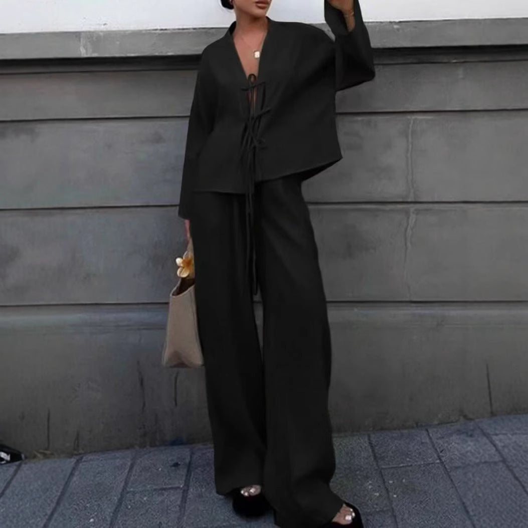 Kelly – Women's Fashion Lace-up Suit