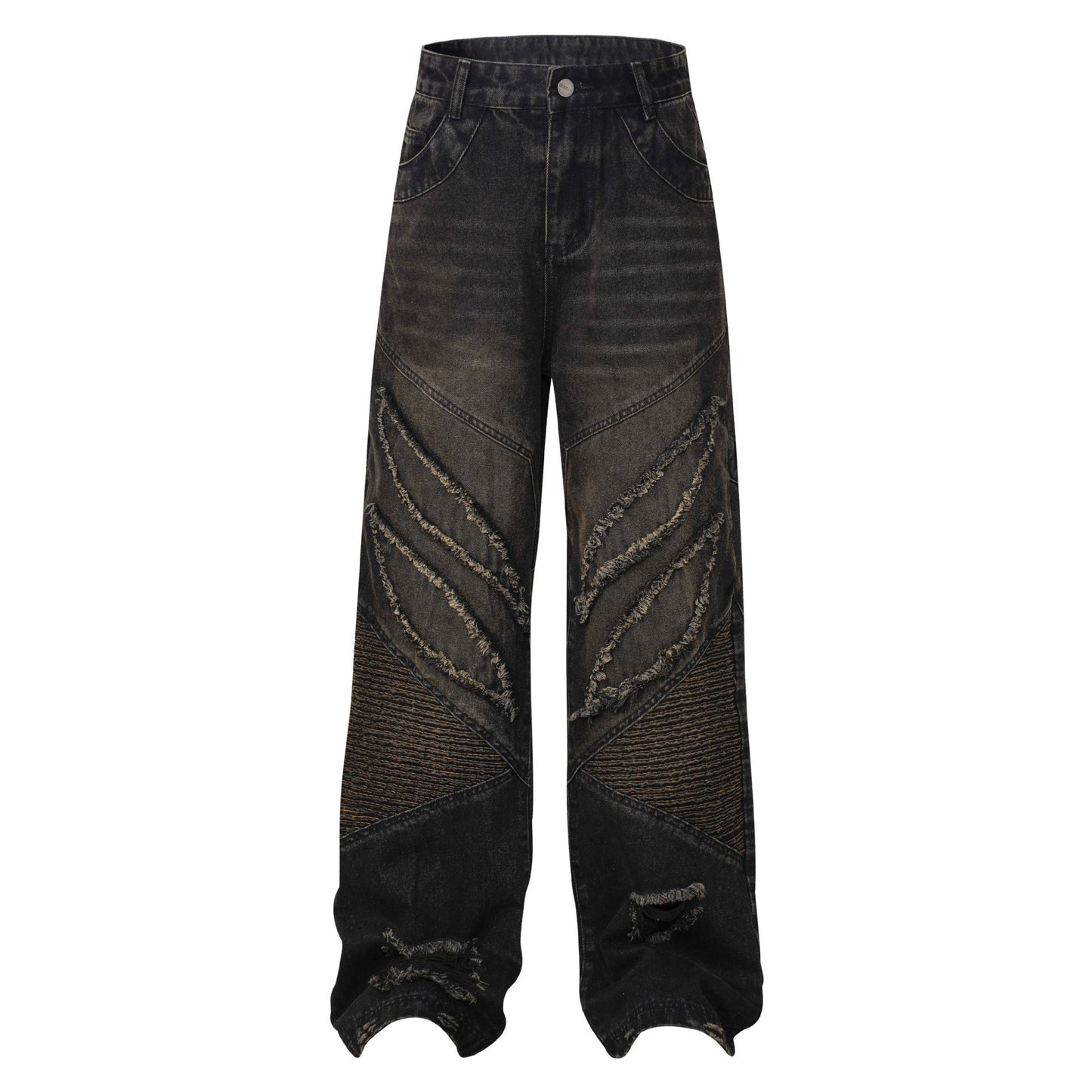 Conrad – High Street Patchwork Denim Jeans