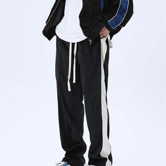 Gavin – Men's Retro Color Clash Pants