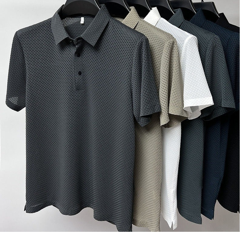 Harvey – Men's Mesh Ice Silk Polo Shirt