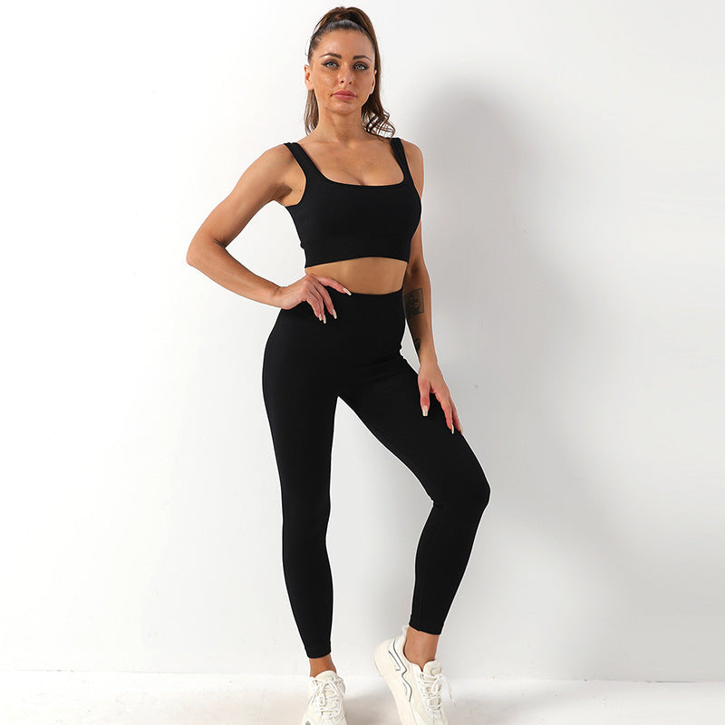 Wendy – Women's Yoga Sportswear Set with Bra and Hip Lift Trousers