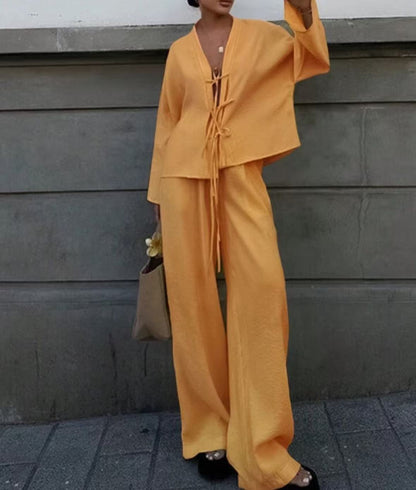 Kelly – Women's Fashion Lace-up Suit