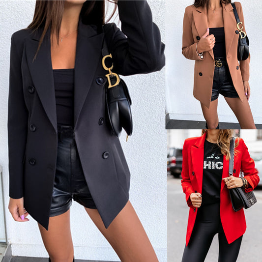 Christian – Double-Breasted Blazer with Classic Buttons