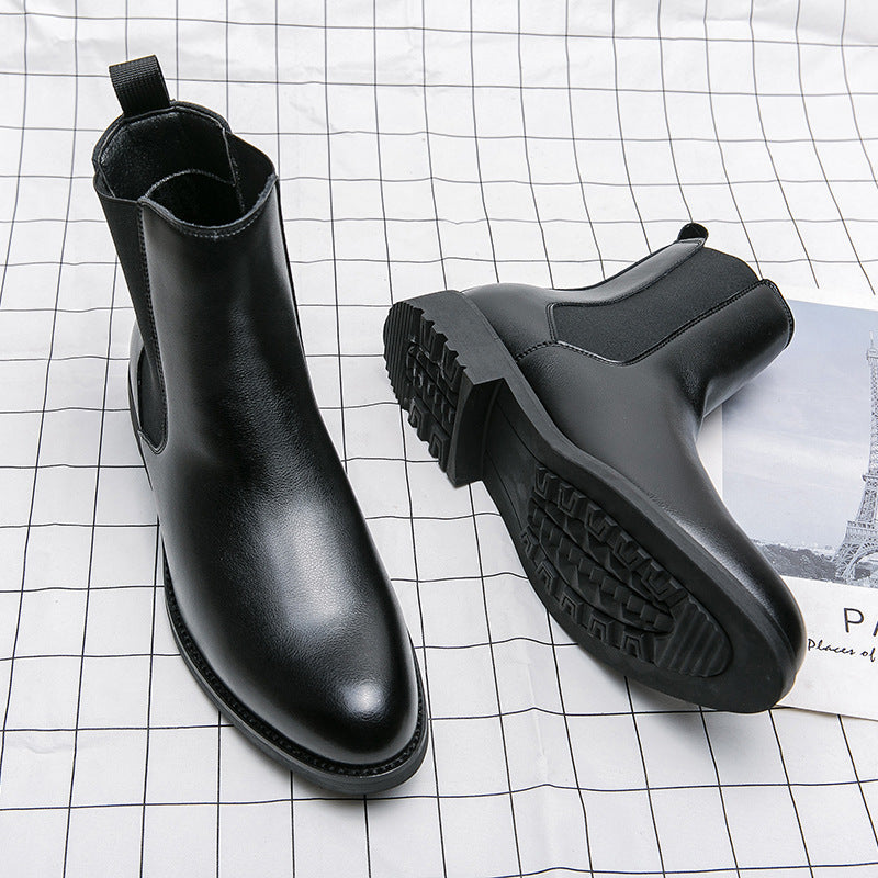 Rory – Men's Trendy High Top Vegan Leather Shoes
