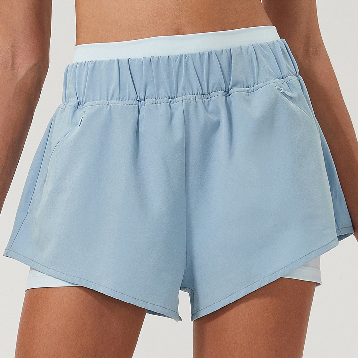 Pamela – Loose Woven Yoga Shorts