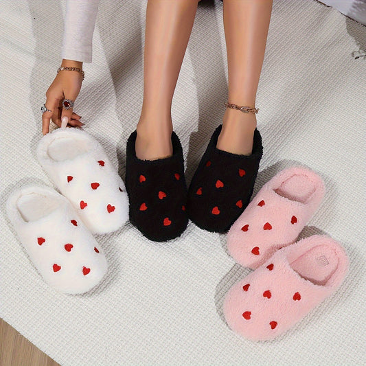 Tamara – Women's Heart Toe Fluffy Slippers