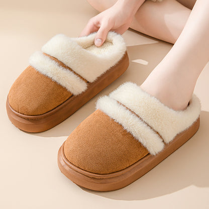 Miranda – Women's Vegan Suede Warm House Slippers