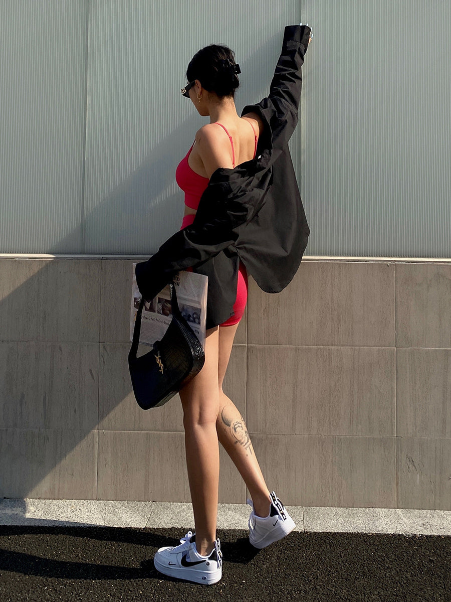 Joanne – Loose Fit POLO Collar Sunscreen Shirt