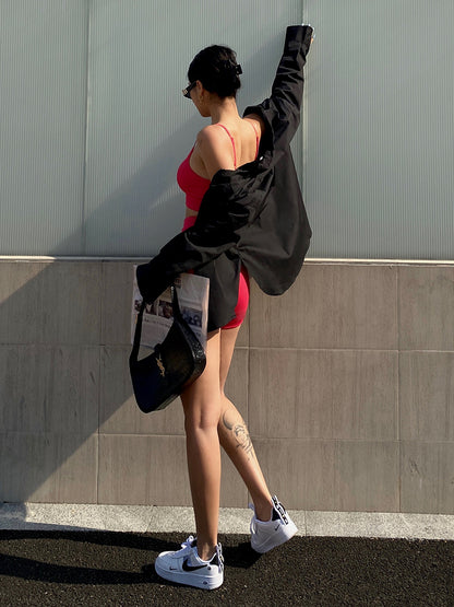 Joanne – Loose Fit POLO Collar Sunscreen Shirt