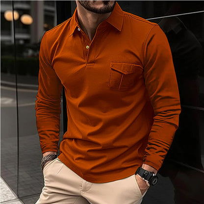 Hugh – Casual Polo with Asymmetric Style