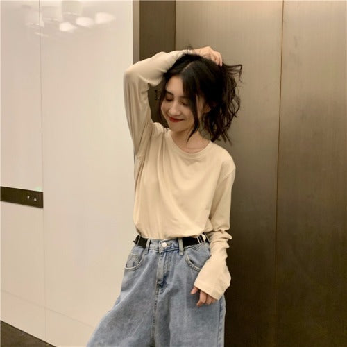 Carly – Long Sleeve Vegan Two-Piece Top