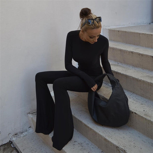 Robyn – Backless Long Sleeve Jumpsuit