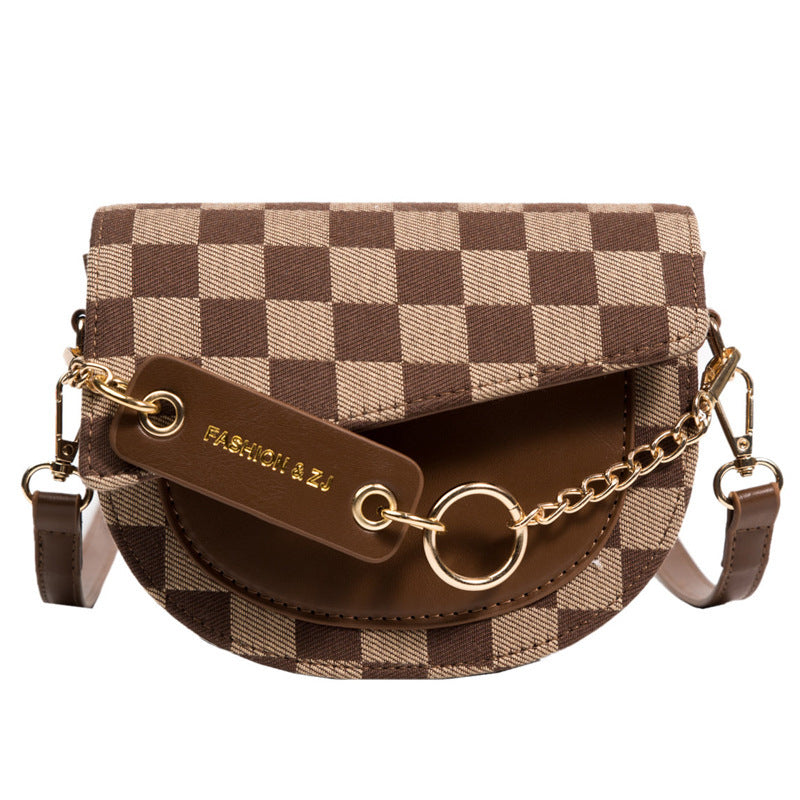 Rose – Daily Commuter Bag in Houndstooth