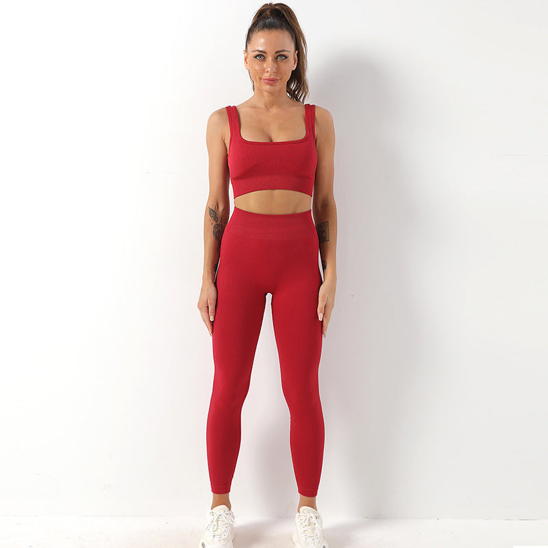 Wendy – Women's Yoga Sportswear Set with Bra and Hip Lift Trousers