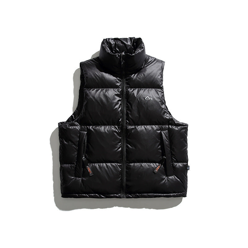 Alan – Glossy Printed Down Vest