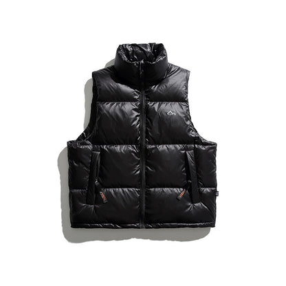 Alan – Glossy Printed Down Vest