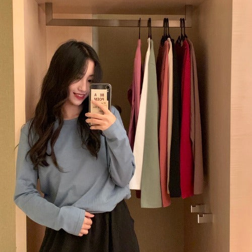 Carly – Long Sleeve Vegan Two-Piece Top
