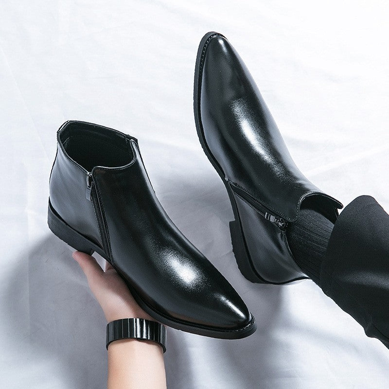 Laurence – Men's High-Top Pointed Toe Fashion Boots