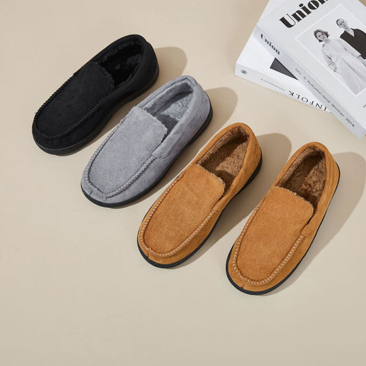 Gerald – Men's Fleece-lined Non-slip Slippers