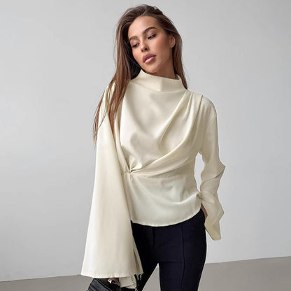 Samantha – Chiffon Bell Sleeve Shirt