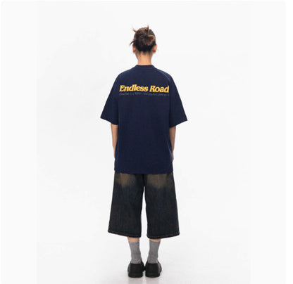 Emma – American-Style Printed Cotton T-shirt