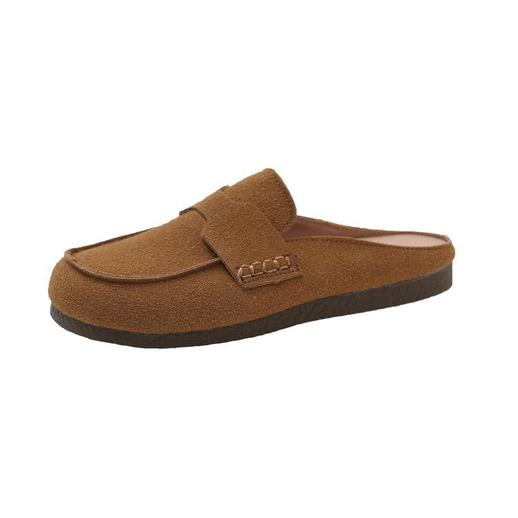 Esme – Women's Ankle Flats with Soft Vegan Leather