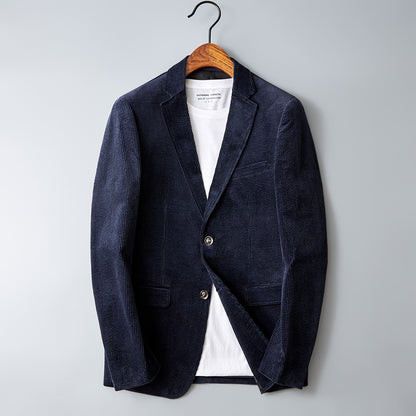 Marc – Slim Corduroy Suit for Autumn