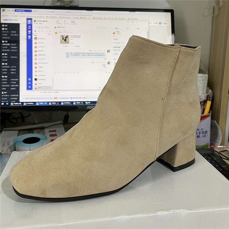 Shannon – Vegan Suede Women's Martin Boots