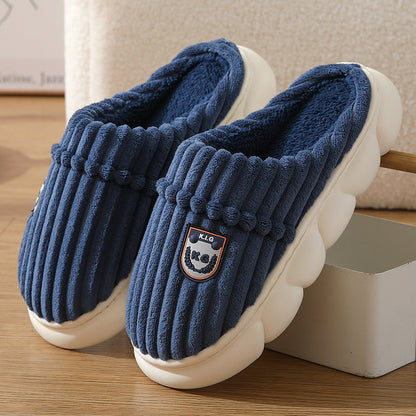 Rachael – Cozy Corduroy Vegan Slippers