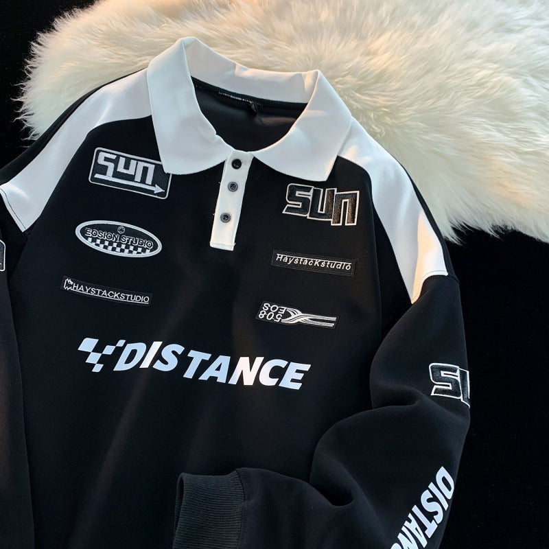 Jim – Retro Knit Polo Sweater