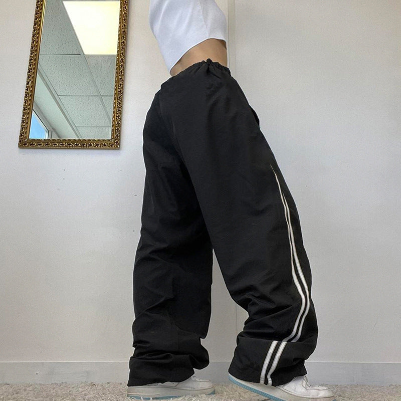 Kim – Double Striped Patchwork Pants