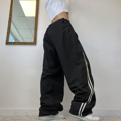 Kim – Double Striped Patchwork Pants