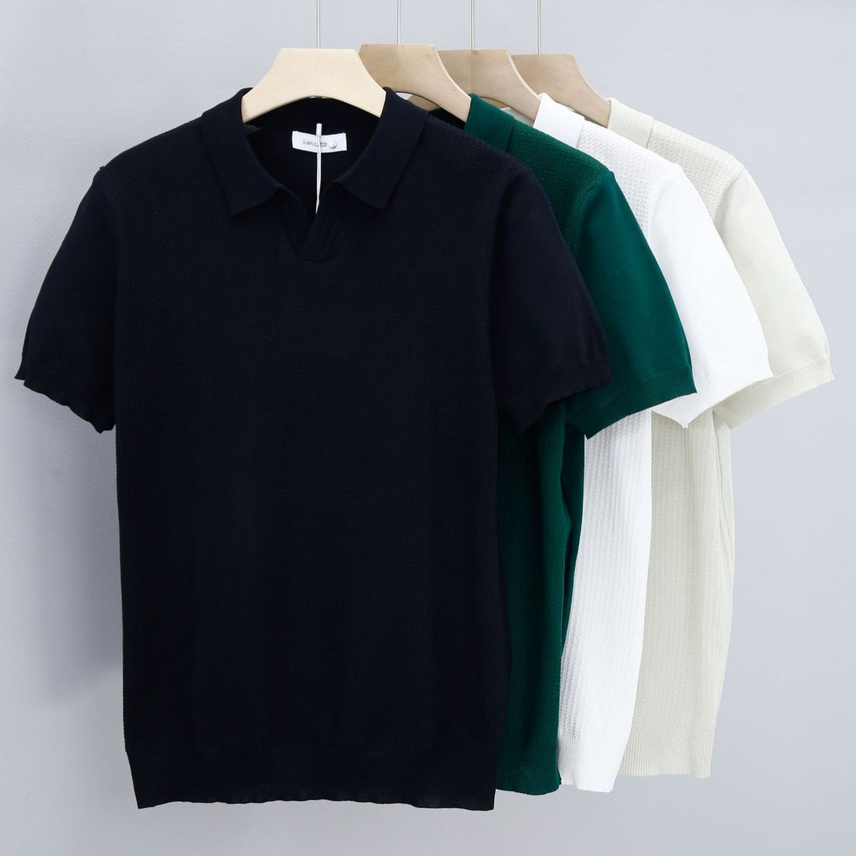 Rory – Summer Knitted Polo Shirt