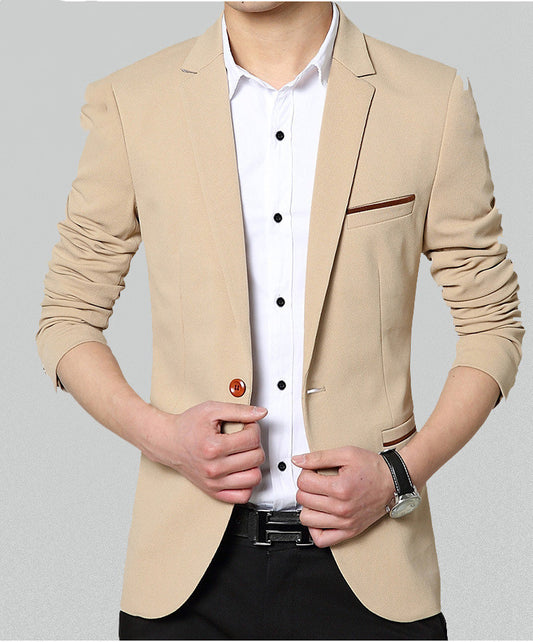 Alex – Slim Fit Korean Style Casual Blazer