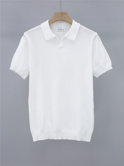 Rory – Summer Knitted Polo Shirt