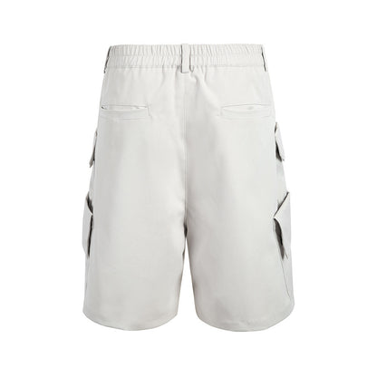 Bob – Men's Loose Straight Shorts with Irregular Pockets
