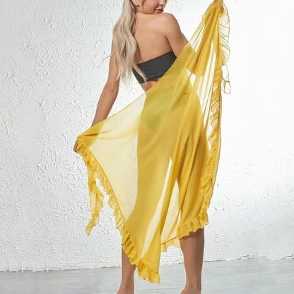 Tanya – Sun-proof Beach Skirt with Chiffon Lace