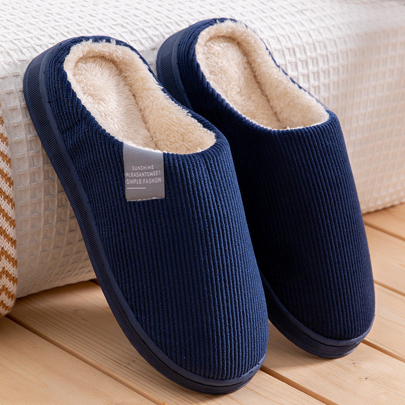 Aidan – Casual Indoor Slippers with Stripes