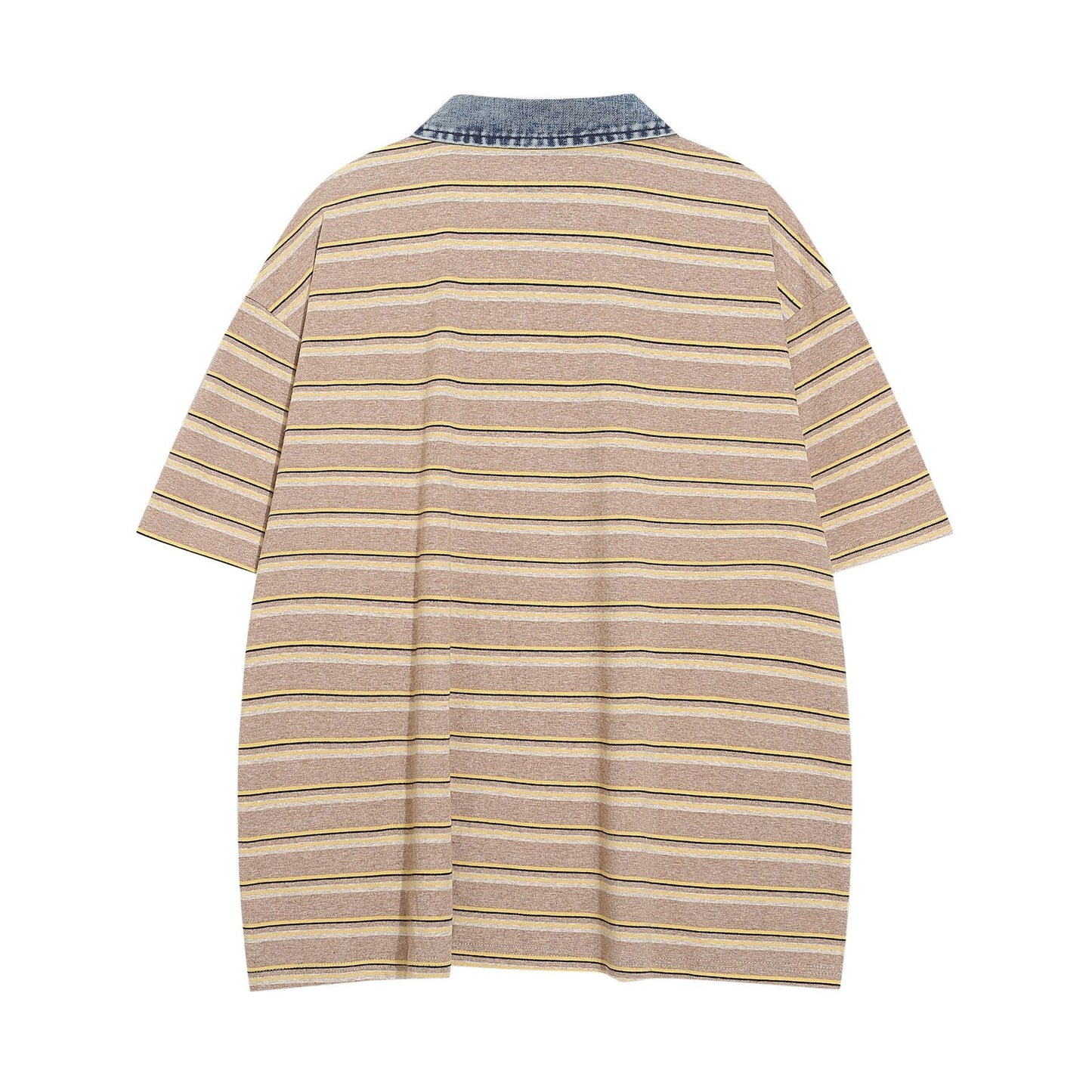 Ray – Vintage Stripe Short-sleeved Polo Shirt