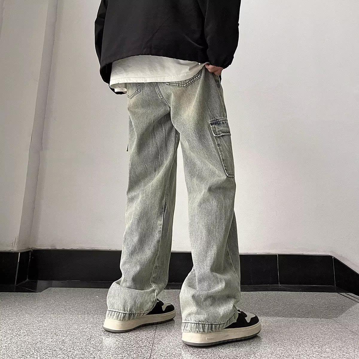 Ronald – Men's Loose Straight Denim Pants