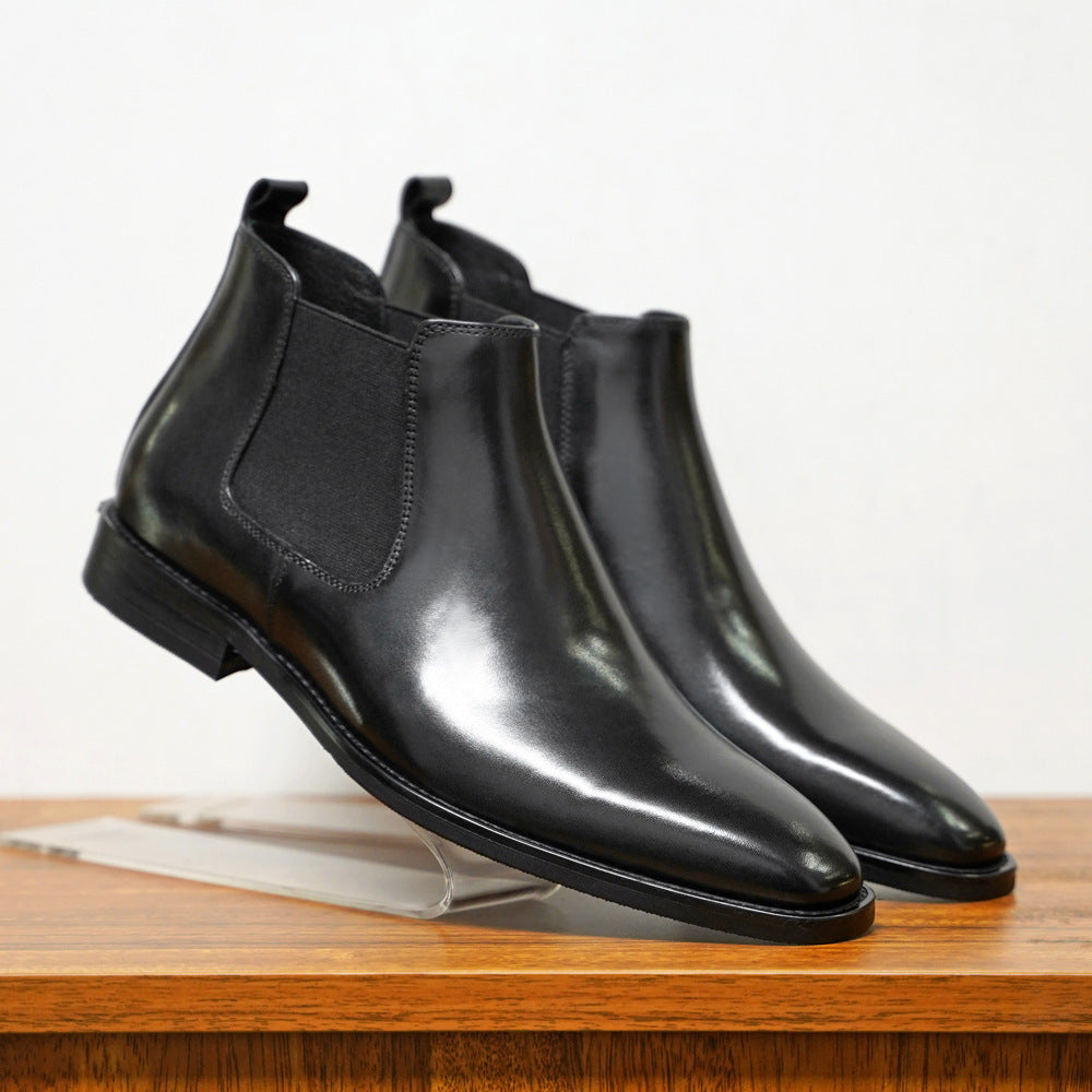 Elliott – Vintage Vegan Leather Chelsea Boots