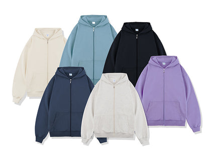 Rodney – Loose Zipper Hooded Sweater