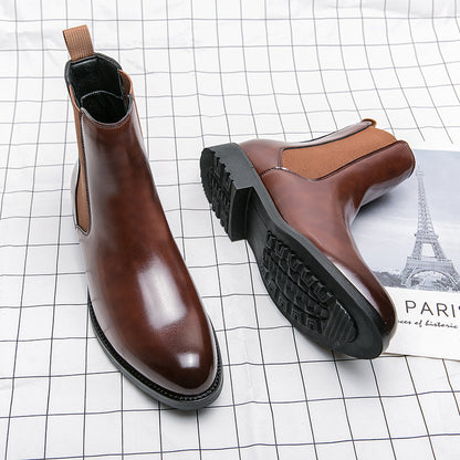 Rory – Men's Trendy High Top Vegan Leather Shoes