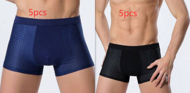 Bradley – Men's Mesh Boxer in Ice Silk