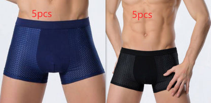 Bradley – Men's Mesh Boxer in Ice Silk
