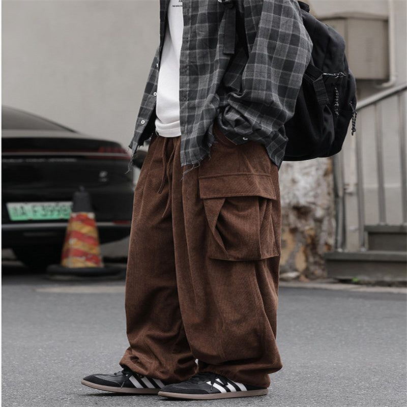 Warren – Men's Corduroy Casual Cargo Pants