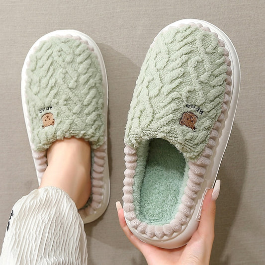 Carol – Cozy Bear Plush Slippers